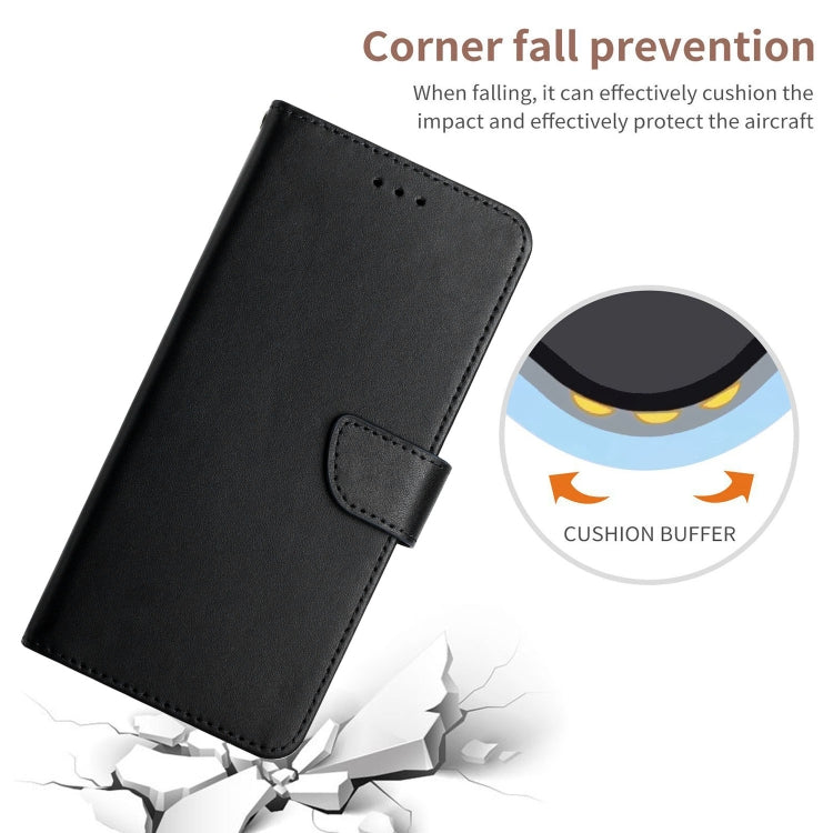For iPhone 16 Pro Max Genuine Leather Fingerprint-proof Flip Phone Case