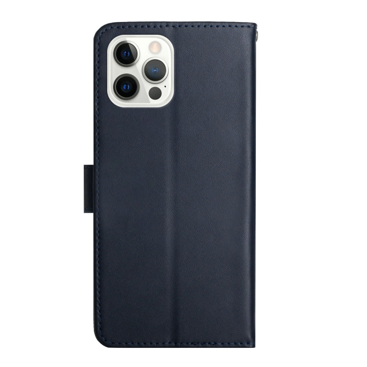For iPhone 16 Pro Genuine Leather Fingerprint-proof Flip Phone Case