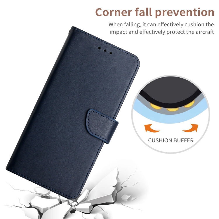 For iPhone 16 Genuine Leather Fingerprint-proof Flip Phone Case