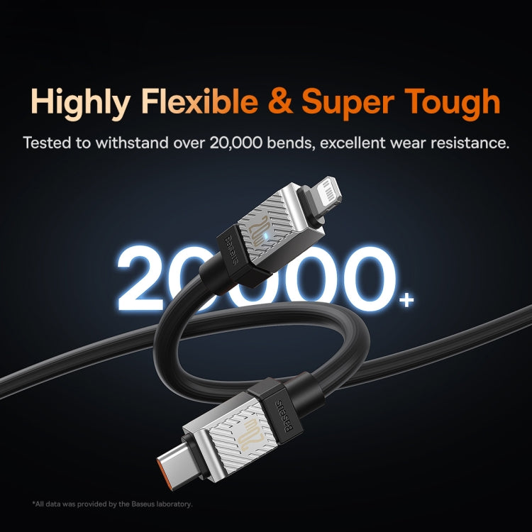 Baseus Cool Play Series 20W USB-C / Type-C to 8 Pin Fast Charging Data Cable, Length: