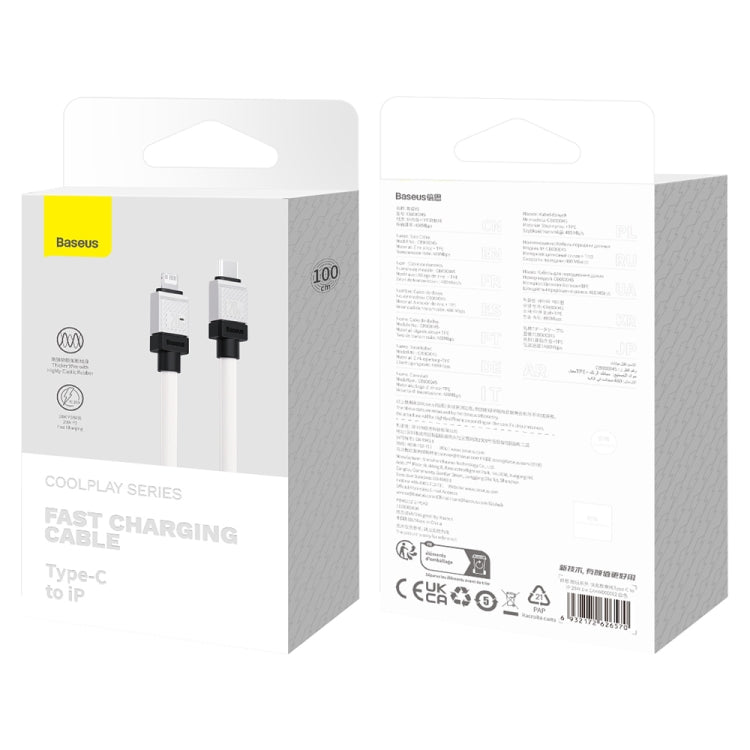 Baseus Cool Play Series 20W USB-C / Type-C to 8 Pin Fast Charging Data Cable, Length: