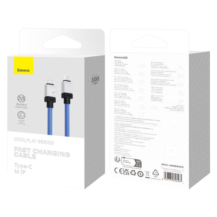 Baseus Cool Play Series 20W USB-C / Type-C to 8 Pin Fast Charging Data Cable, Length:
