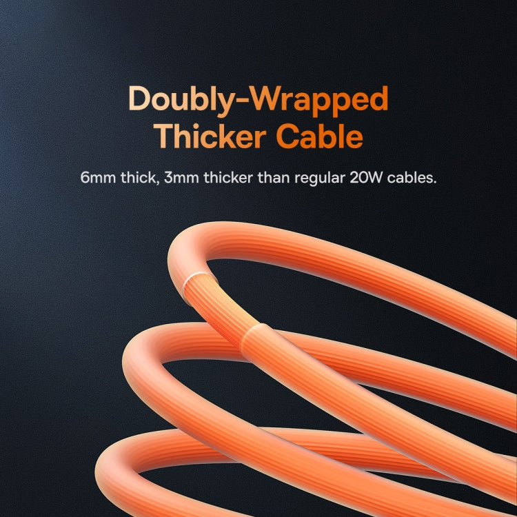 Baseus Cool Play Series 20W USB-C / Type-C to 8 Pin Fast Charging Data Cable, Length: