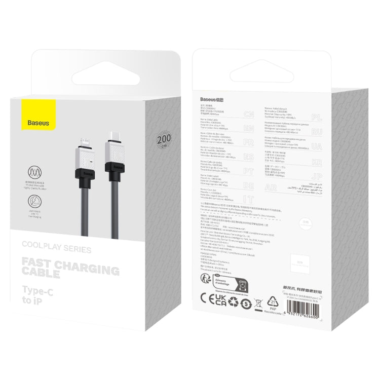 Baseus Cool Play Series 20W USB-C / Type-C to 8 Pin Fast Charging Data Cable, Length: