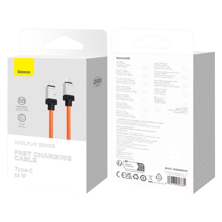 Baseus Cool Play Series 20W USB-C / Type-C to 8 Pin Fast Charging Data Cable, Length:
