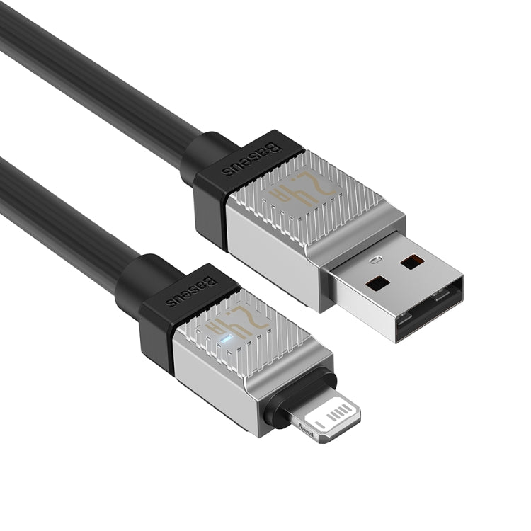 Baseus Cool Play Series 2.4A USB to 8 Pin Fast Charging Data Cable, Length: