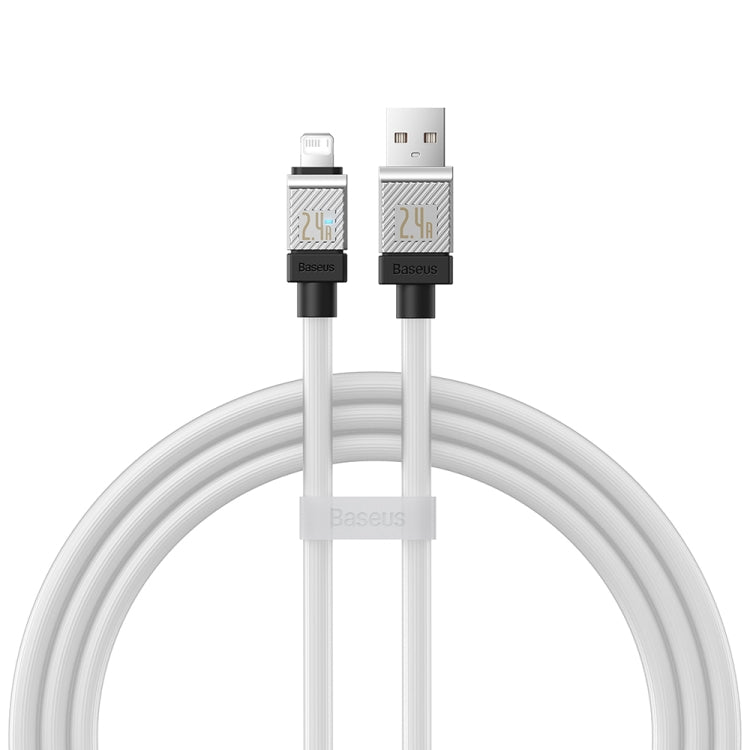 Baseus Cool Play Series 2.4A USB to 8 Pin Fast Charging Data Cable, Length:
