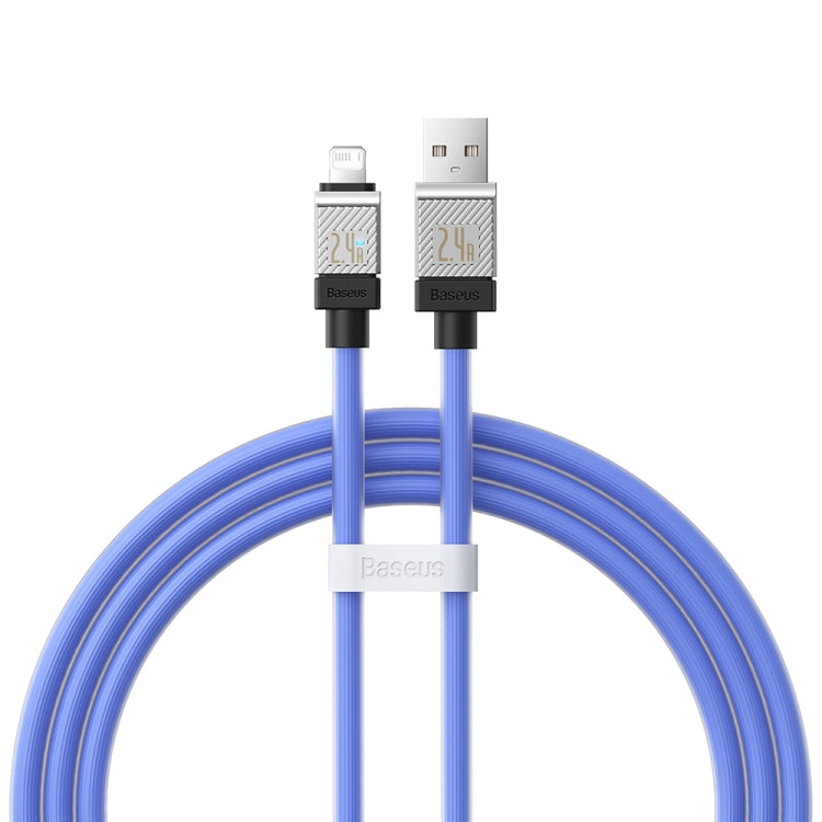 Baseus Cool Play Series 2.4A USB to 8 Pin Fast Charging Data Cable, Length: