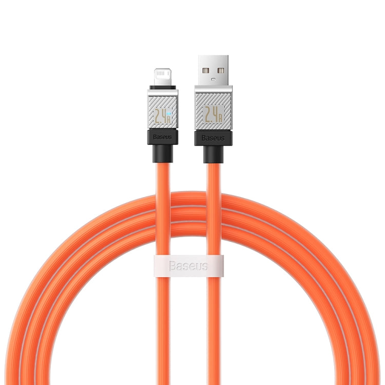 Baseus Cool Play Series 2.4A USB to 8 Pin Fast Charging Data Cable, Length: