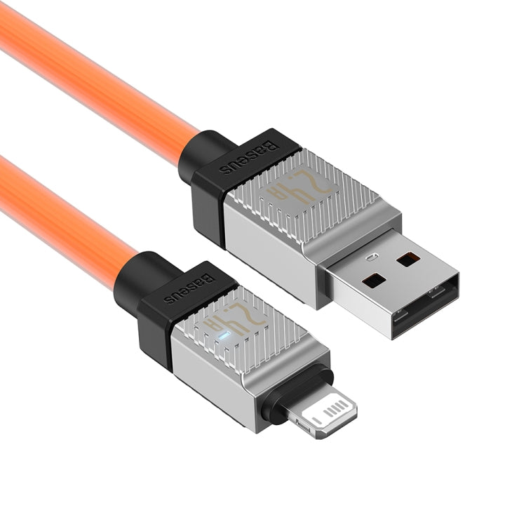 Baseus Cool Play Series 2.4A USB to 8 Pin Fast Charging Data Cable, Length: