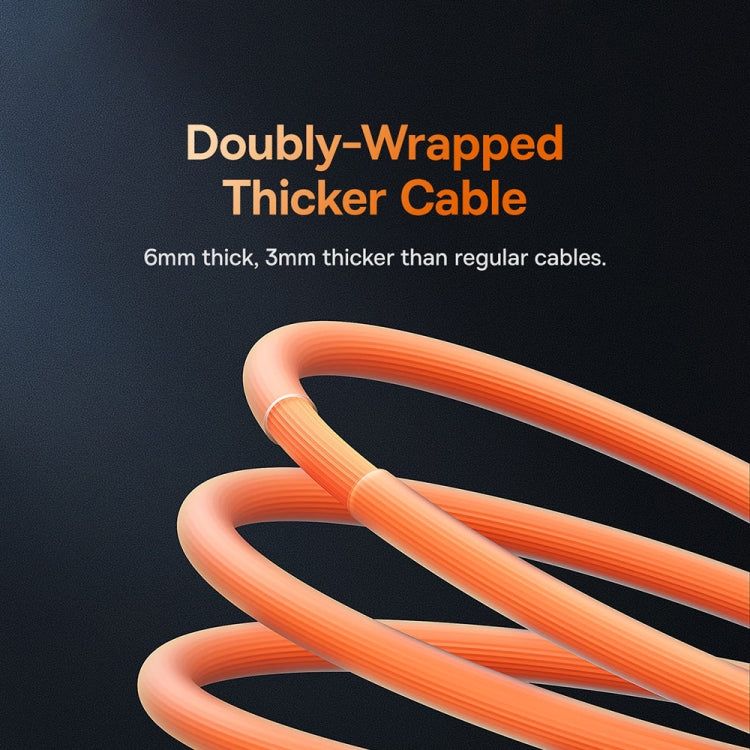 Baseus Cool Play Series 2.4A USB to 8 Pin Fast Charging Data Cable, Length: