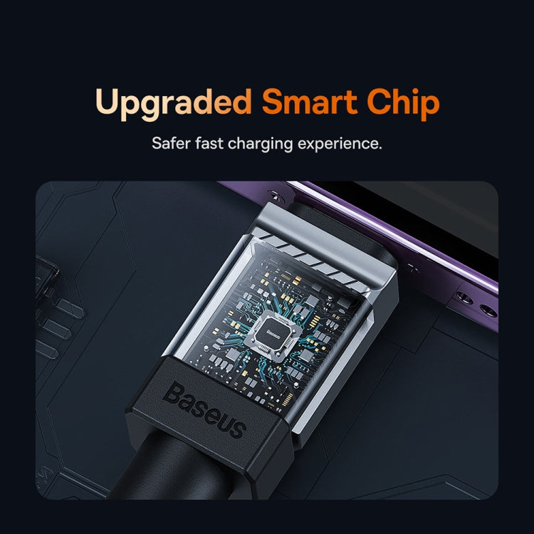 Baseus Cool Play Series 2.4A USB to 8 Pin Fast Charging Data Cable, Length: