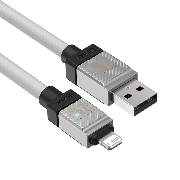 Baseus Cool Play Series 2.4A USB to 8 Pin Fast Charging Data Cable, Length: