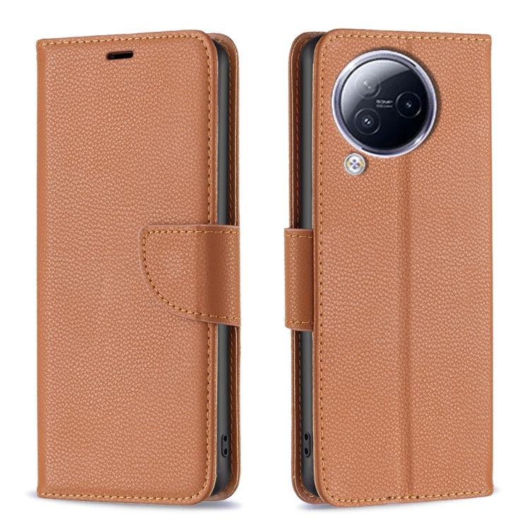 For Xiaomi Civi 3 5G Litchi Texture Pure Color Leather Phone Case