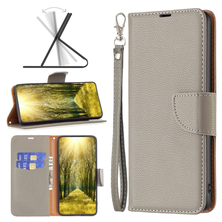 For Xiaomi Redmi 12 4G Litchi Texture Pure Color Leather Phone Case