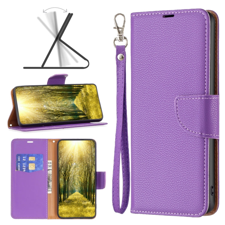 For Xiaomi Redmi 12 4G Litchi Texture Pure Color Leather Phone Case