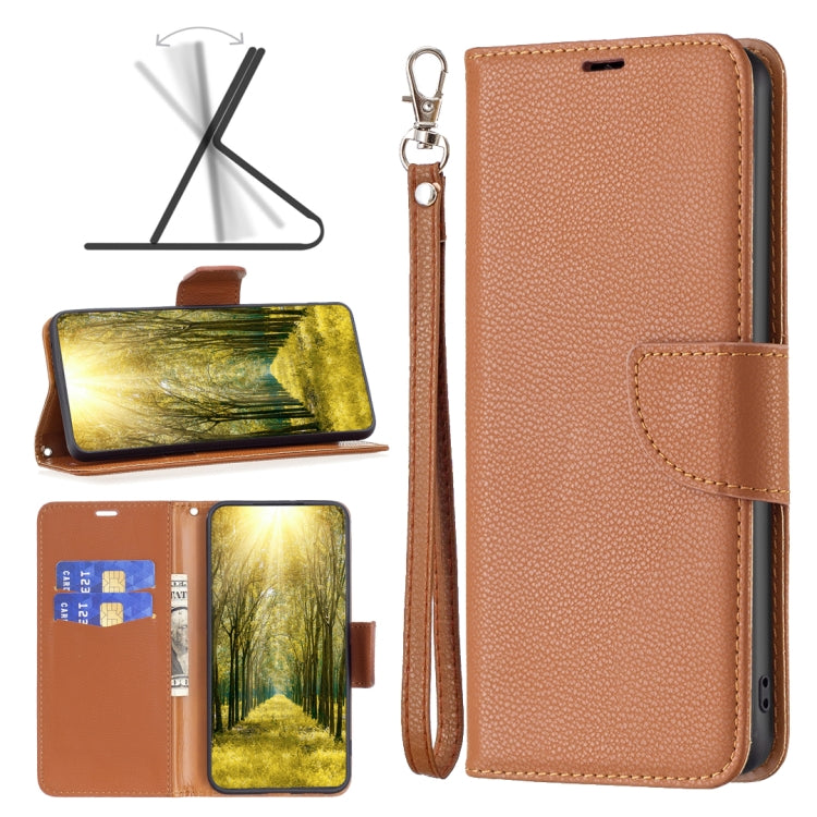 For Xiaomi Redmi 12 4G Litchi Texture Pure Color Leather Phone Case