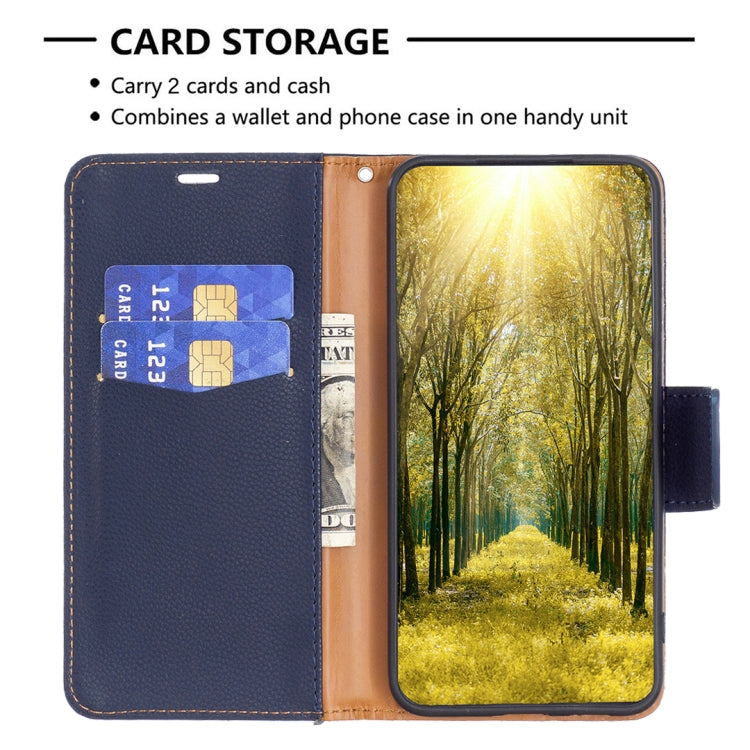 For Xiaomi Redmi 12 4G Litchi Texture Pure Color Leather Phone Case