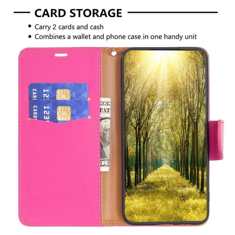 For Xiaomi Redmi 12 4G Litchi Texture Pure Color Leather Phone Case