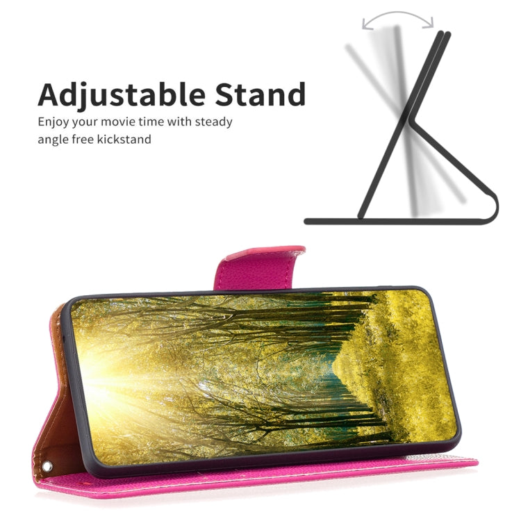 For Xiaomi Redmi 12 4G Litchi Texture Pure Color Leather Phone Case