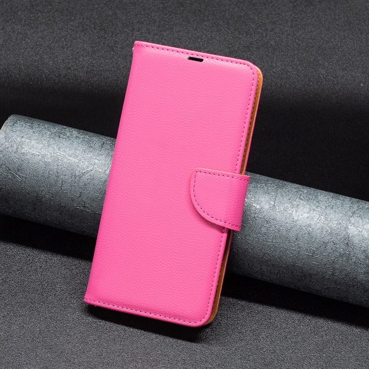 For Xiaomi Redmi 12 4G Litchi Texture Pure Color Leather Phone Case