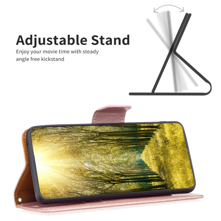 For Xiaomi Redmi 12 4G Litchi Texture Pure Color Leather Phone Case