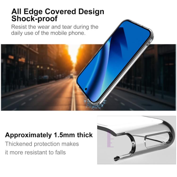 For Google Pixel 10a IMAK UX-10 Series Transparent Shockproof TPU Phone Case - Transparent