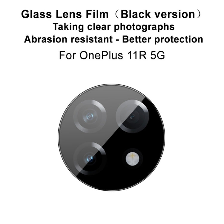 For OnePlus Ace 2 5G / 11R 5G IMAK Rear Camera Lens Glass Film Black Version