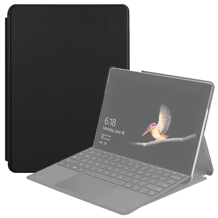 For Microsoft Surface Go 2 / Surface Go Voltage Elastic Texture Horizontal Flip Leather Case with Holder