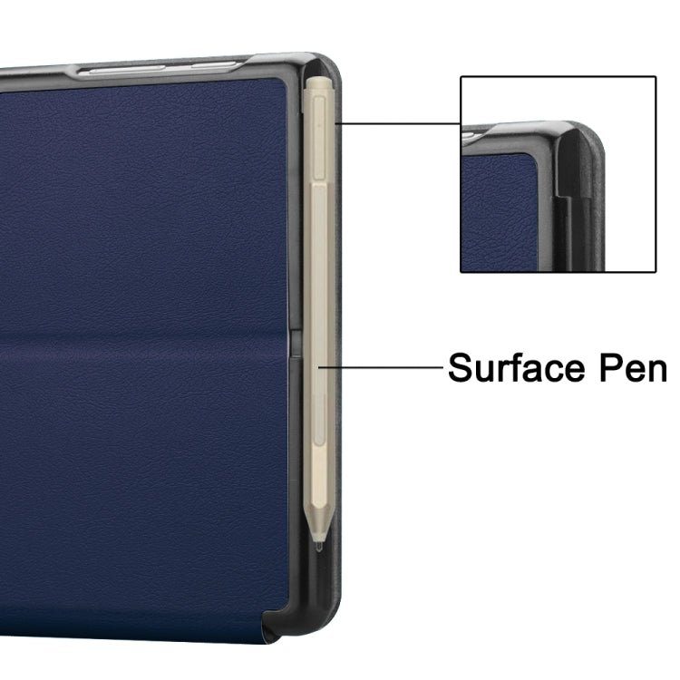 For Microsoft Surface Go 2 / Surface Go Voltage Elastic Texture Horizontal Flip Leather Case with Holder