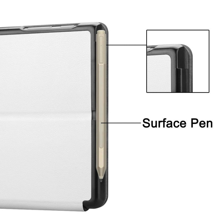 For Microsoft Surface Go 2 / Surface Go Voltage Elastic Texture Horizontal Flip Leather Case with Holder