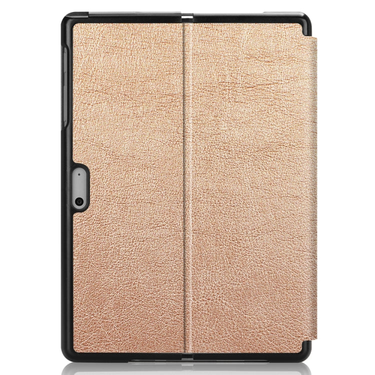 For Microsoft Surface Go 2 / Surface Go Voltage Elastic Texture Horizontal Flip Leather Case with Holder