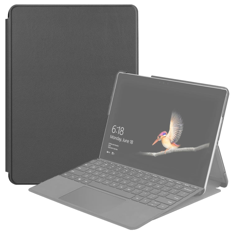For Microsoft Surface Go 2 / Surface Go Voltage Elastic Texture Horizontal Flip Leather Case with Holder