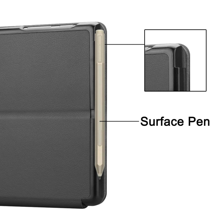 For Microsoft Surface Go 2 / Surface Go Voltage Elastic Texture Horizontal Flip Leather Case with Holder