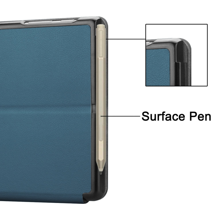 For Microsoft Surface Go 2 / Surface Go Voltage Elastic Texture Horizontal Flip Leather Case with Holder