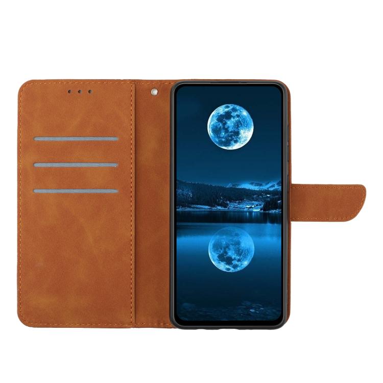 For Realme C85 5G Stitching Embossed Leather Phone Case