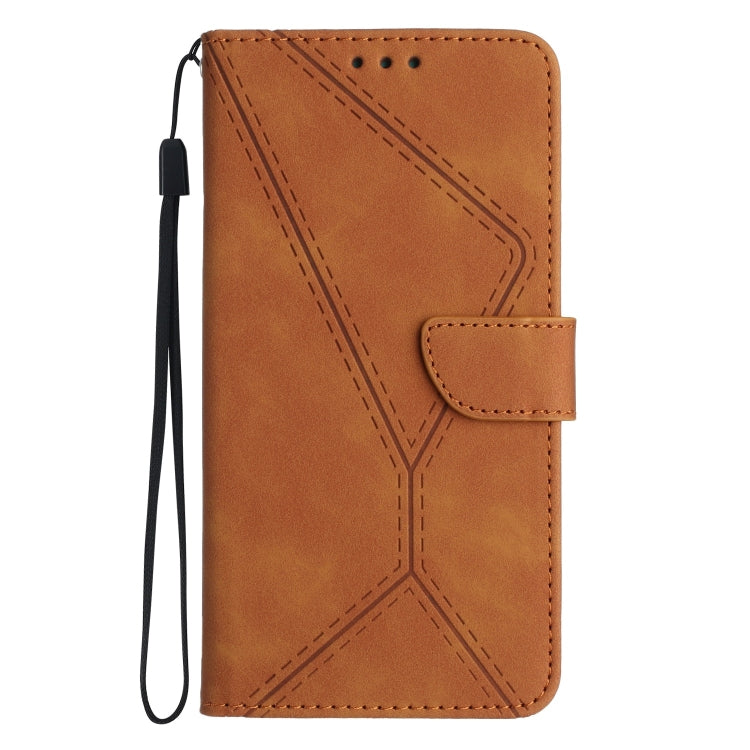 For vivo Y78+ Stitching Embossed Leather Phone Case