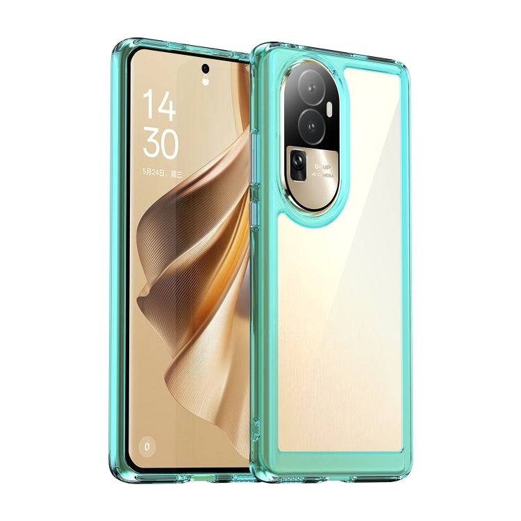 For OPPO Reno10 Pro+ Colorful Series Acrylic + TPU Phone Case