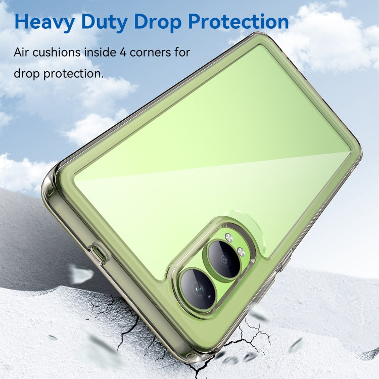 For OPPO K12x Colorful Series Acrylic Hybrid TPU Phone Case