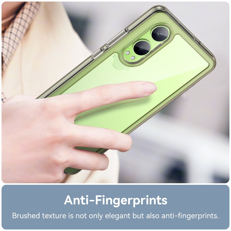 For OPPO K12x Colorful Series Acrylic Hybrid TPU Phone Case