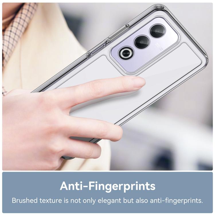 For OPPO A3 Pro Global Colorful Series Acrylic Hybrid TPU Phone Case
