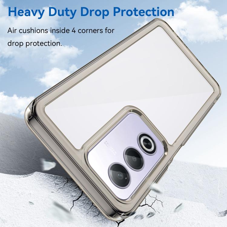 For OPPO A3 Pro Global Colorful Series Acrylic Hybrid TPU Phone Case