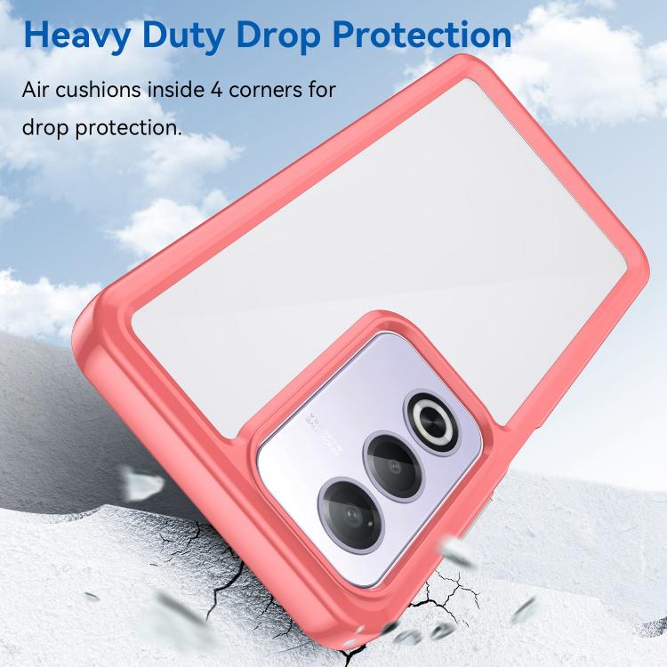 For OPPO A3 Pro Global Colorful Series Acrylic Hybrid TPU Phone Case