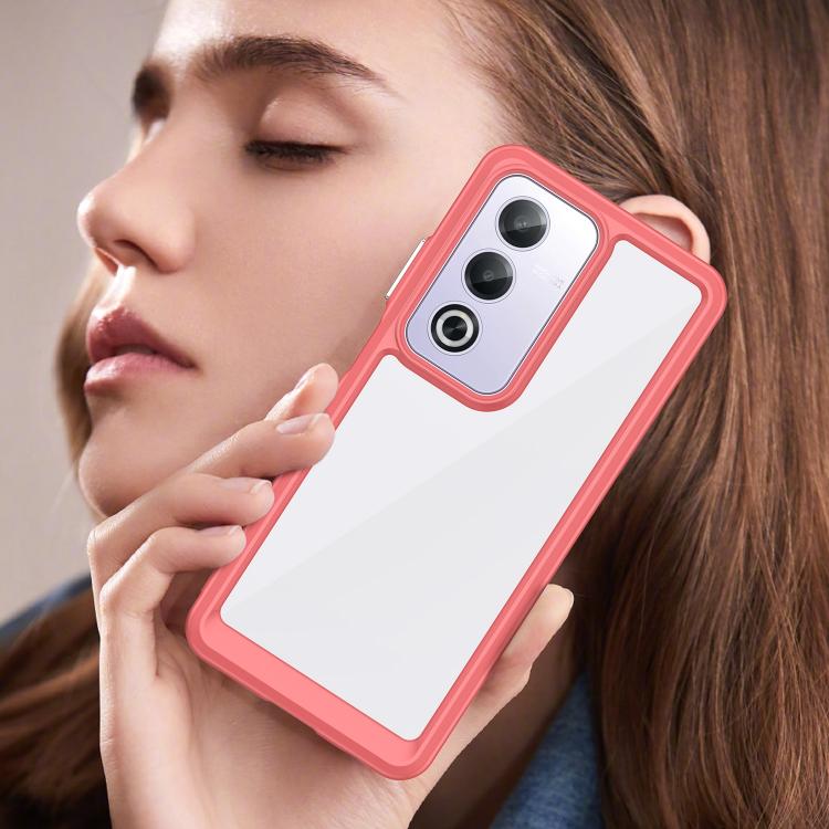 For OPPO A3 Pro Global Colorful Series Acrylic Hybrid TPU Phone Case