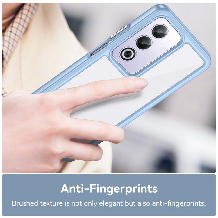 For OPPO A3 Pro Global Colorful Series Acrylic Hybrid TPU Phone Case