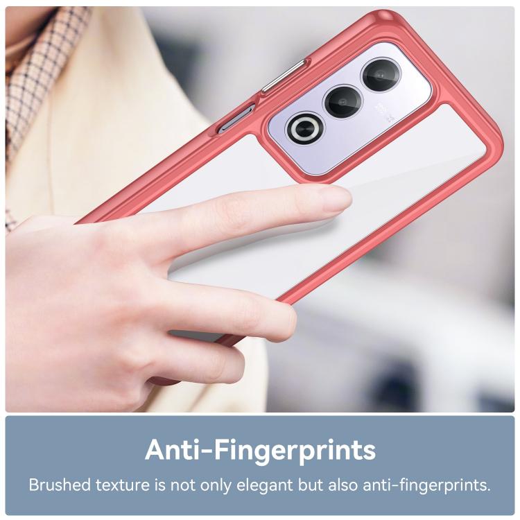 For OPPO A3 Energy Colorful Series Acrylic Hybrid TPU Phone Case