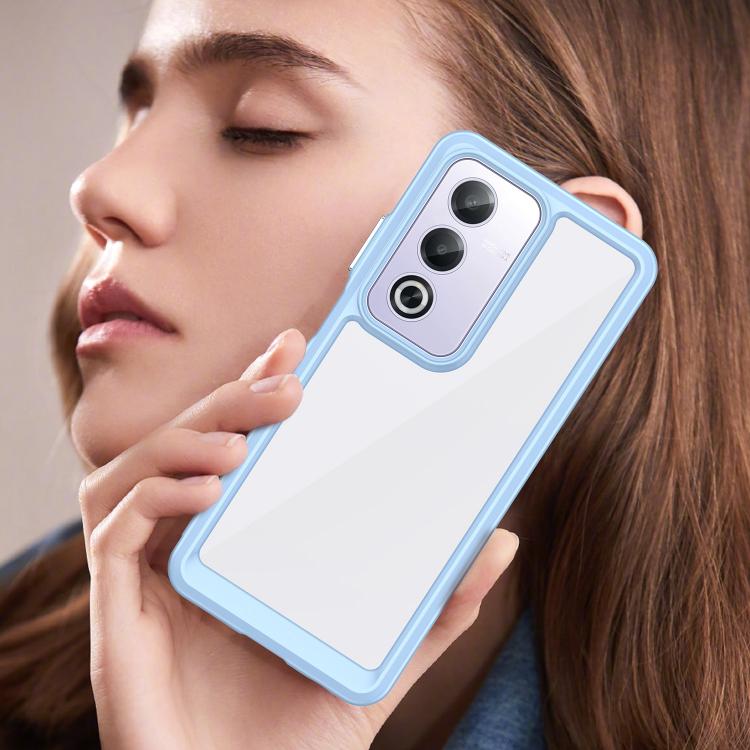 For OPPO A3 Energy Colorful Series Acrylic Hybrid TPU Phone Case