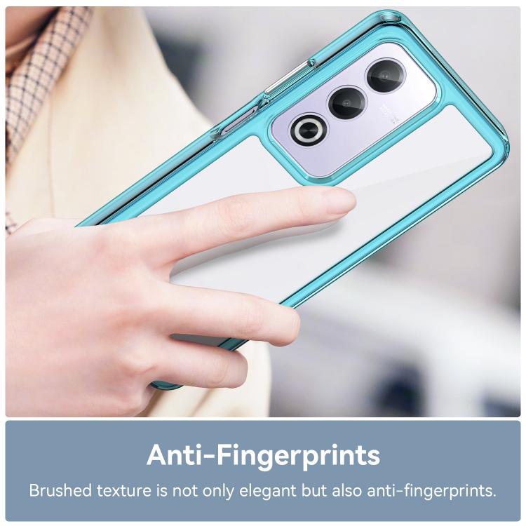 For OPPO K12x 5G India Colorful Series Acrylic Hybrid TPU Phone Case