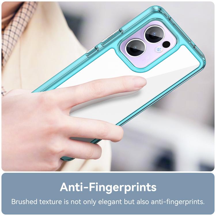 For OPPO Reno13 F Colorful Series Acrylic Hybrid TPU Phone Case