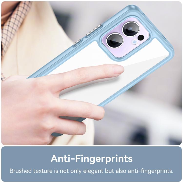 For OPPO Reno13 F Colorful Series Acrylic Hybrid TPU Phone Case